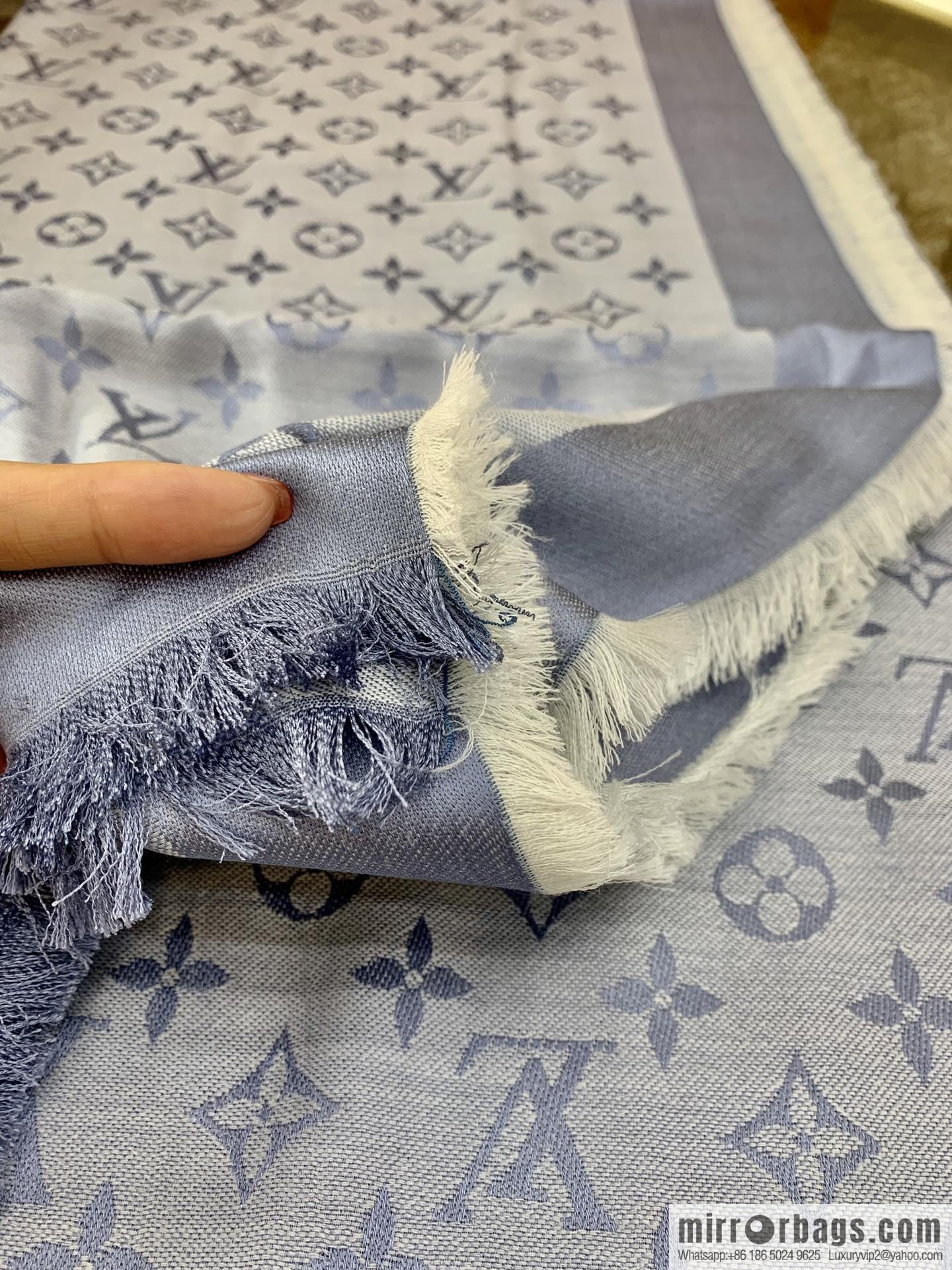 LV Louis Vuitton Monogram Denim Shawl M71378 M71382 M71330 M71329 M72412 M72046 M72273