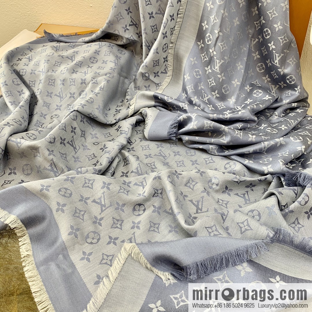 LV Louis Vuitton Monogram Denim Shawl M71378 M71382 M71330 M71329 M72412 M72046 M72273