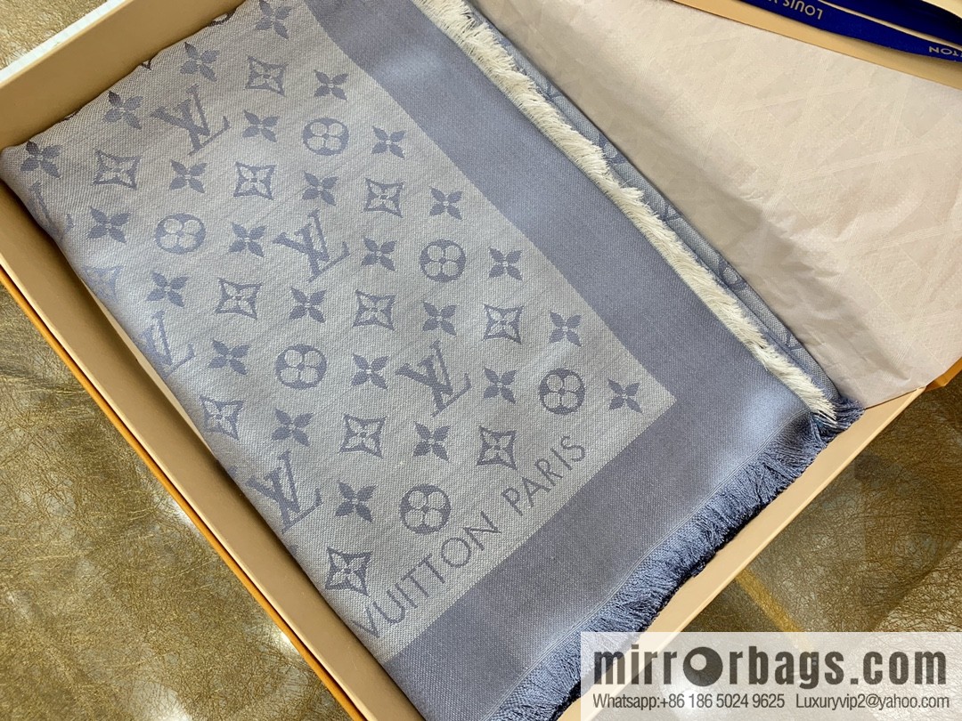 LV Louis Vuitton Monogram Denim Shawl M71378 M71382 M71330 M71329 M72412 M72046 M72273