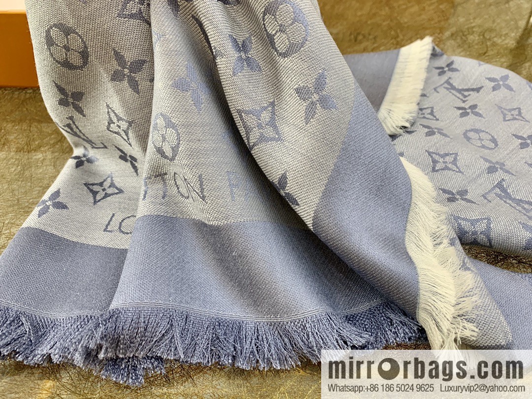 LV Louis Vuitton Monogram Denim Shawl M71378 M71382 M71330 M71329 M72412 M72046 M72273