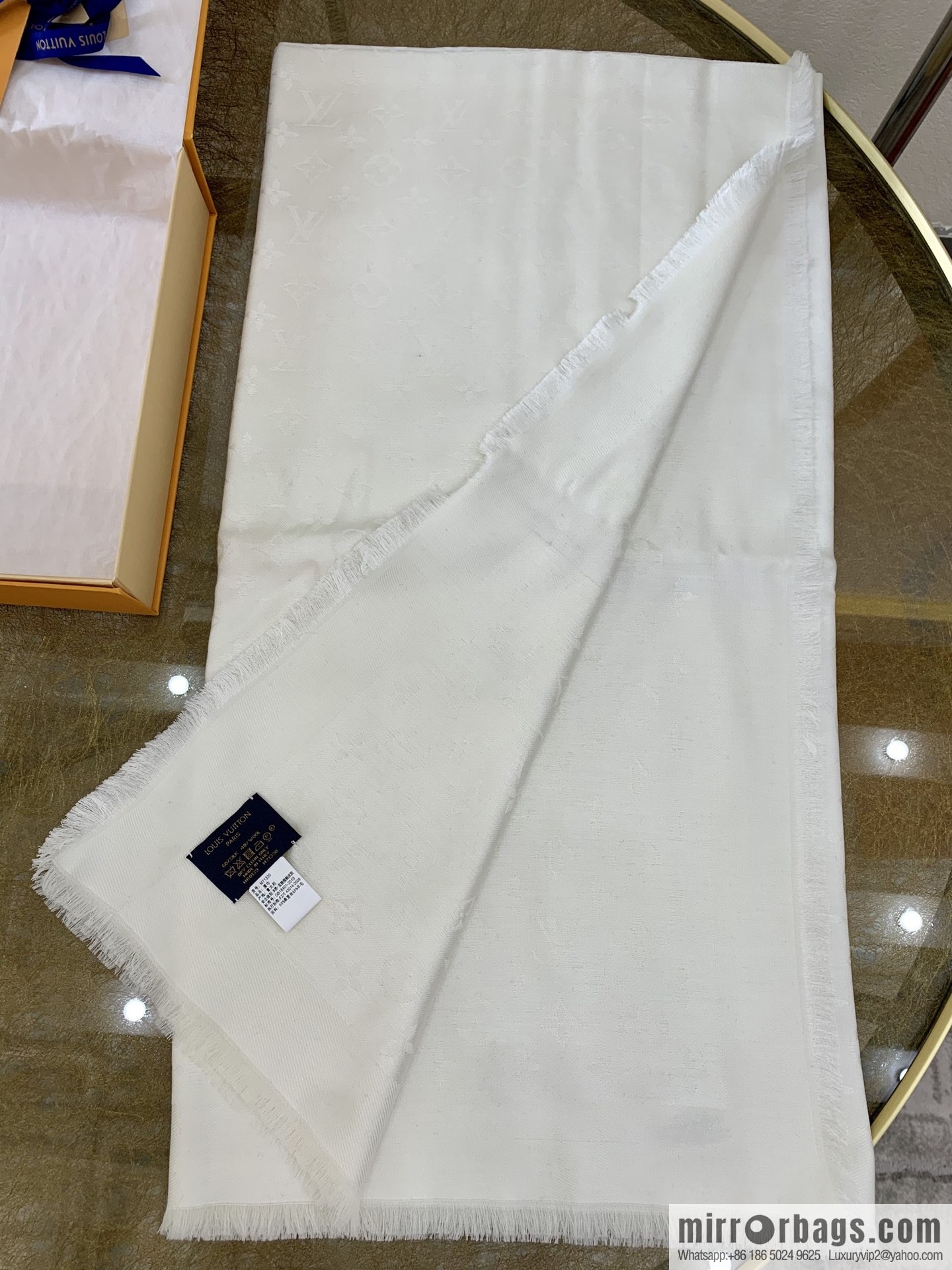 LV Louis Vuitton Monogram Denim Shawl M71378 M71382 M71330 M71329 M72412 M72046 M72273