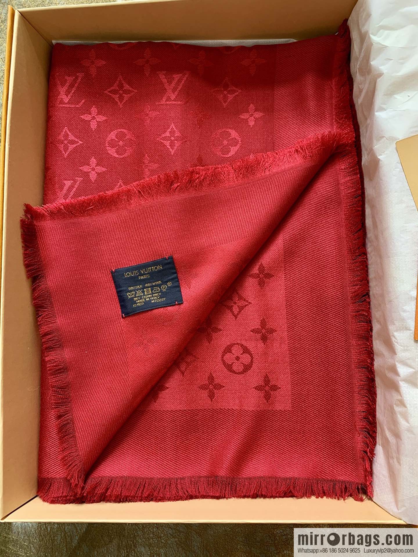 LV Louis Vuitton Monogram Denim Shawl M71378 M71382 M71330 M71329 M72412 M72046 M72273