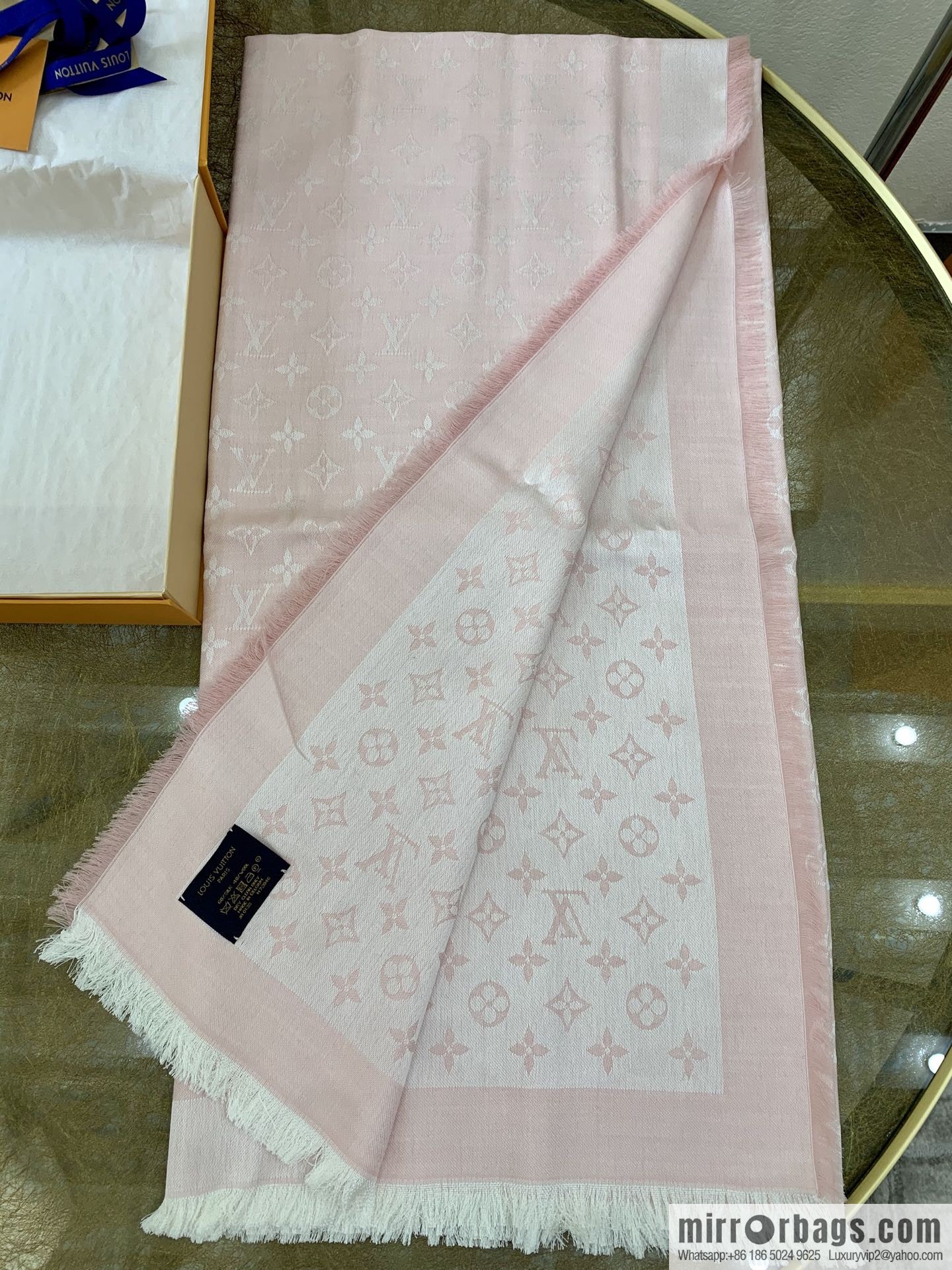 LV Louis Vuitton Monogram Denim Shawl M71378 M71382 M71330 M71329 M72412 M72046 M72273