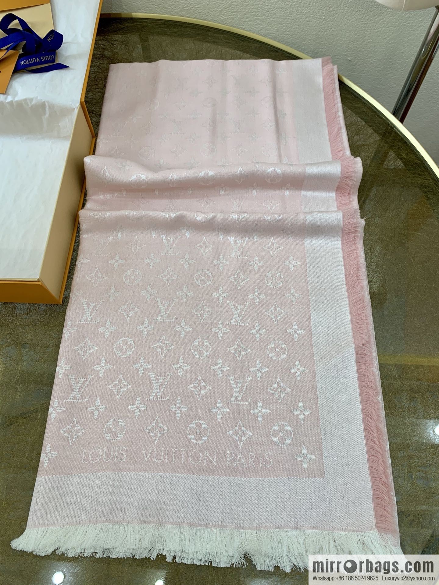 LV Louis Vuitton Monogram Denim Shawl M71378 M71382 M71330 M71329 M72412 M72046 M72273