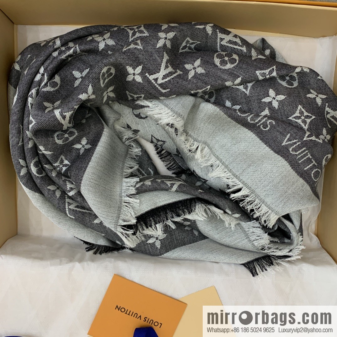 LV Louis Vuitton Monogram Denim Shawl M71378 M71382 M71330 M71329 M72412 M72046 M72273