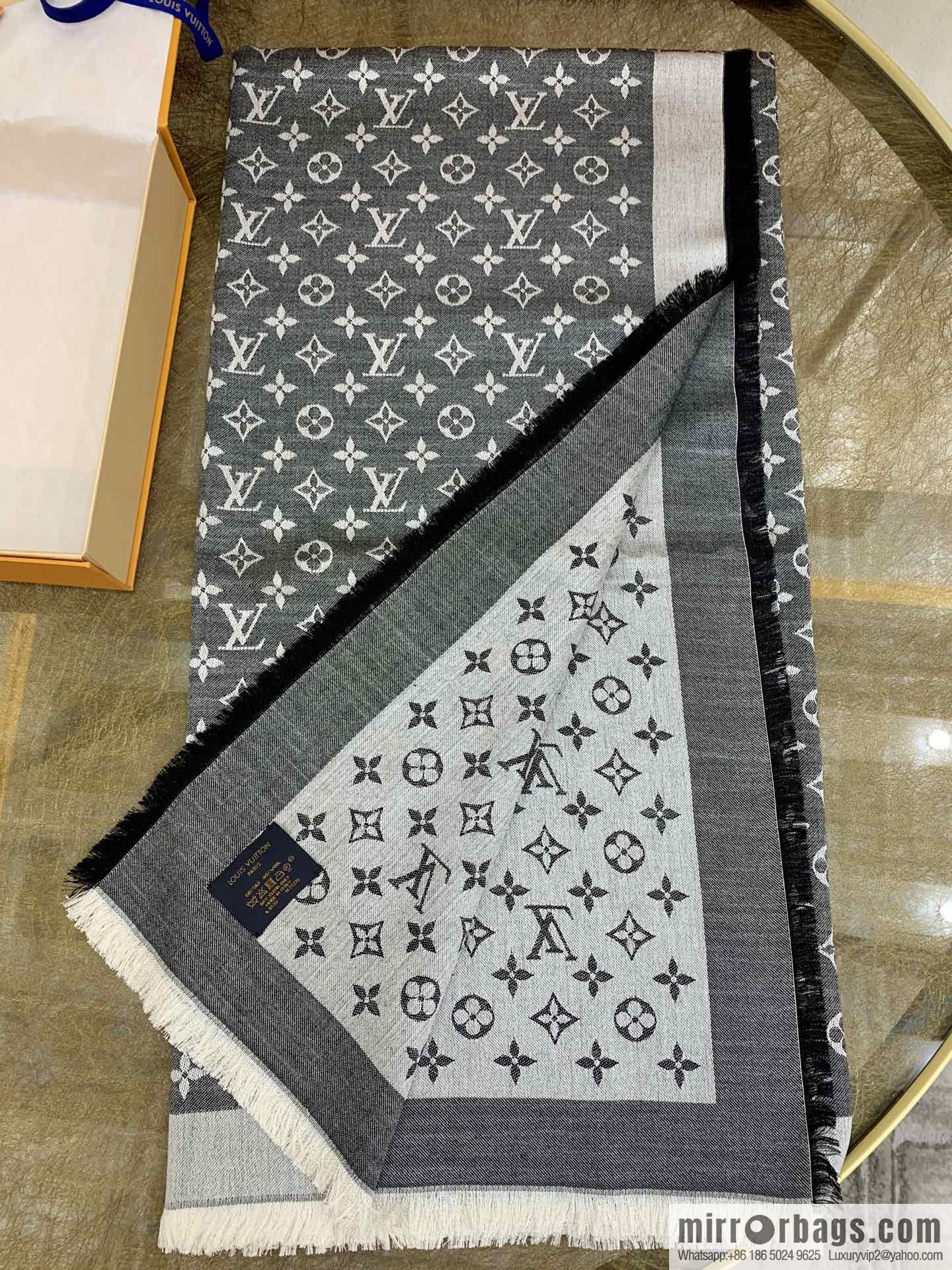 LV Louis Vuitton Monogram Denim Shawl M71378 M71382 M71330 M71329 M72412 M72046 M72273