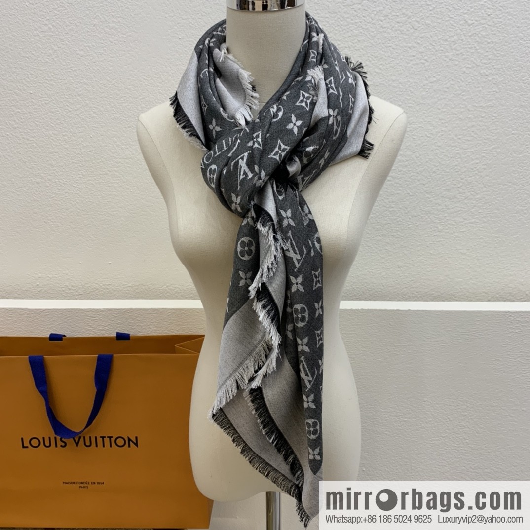 LV Louis Vuitton Monogram Denim Shawl M71378 M71382 M71330 M71329 M72412 M72046 M72273