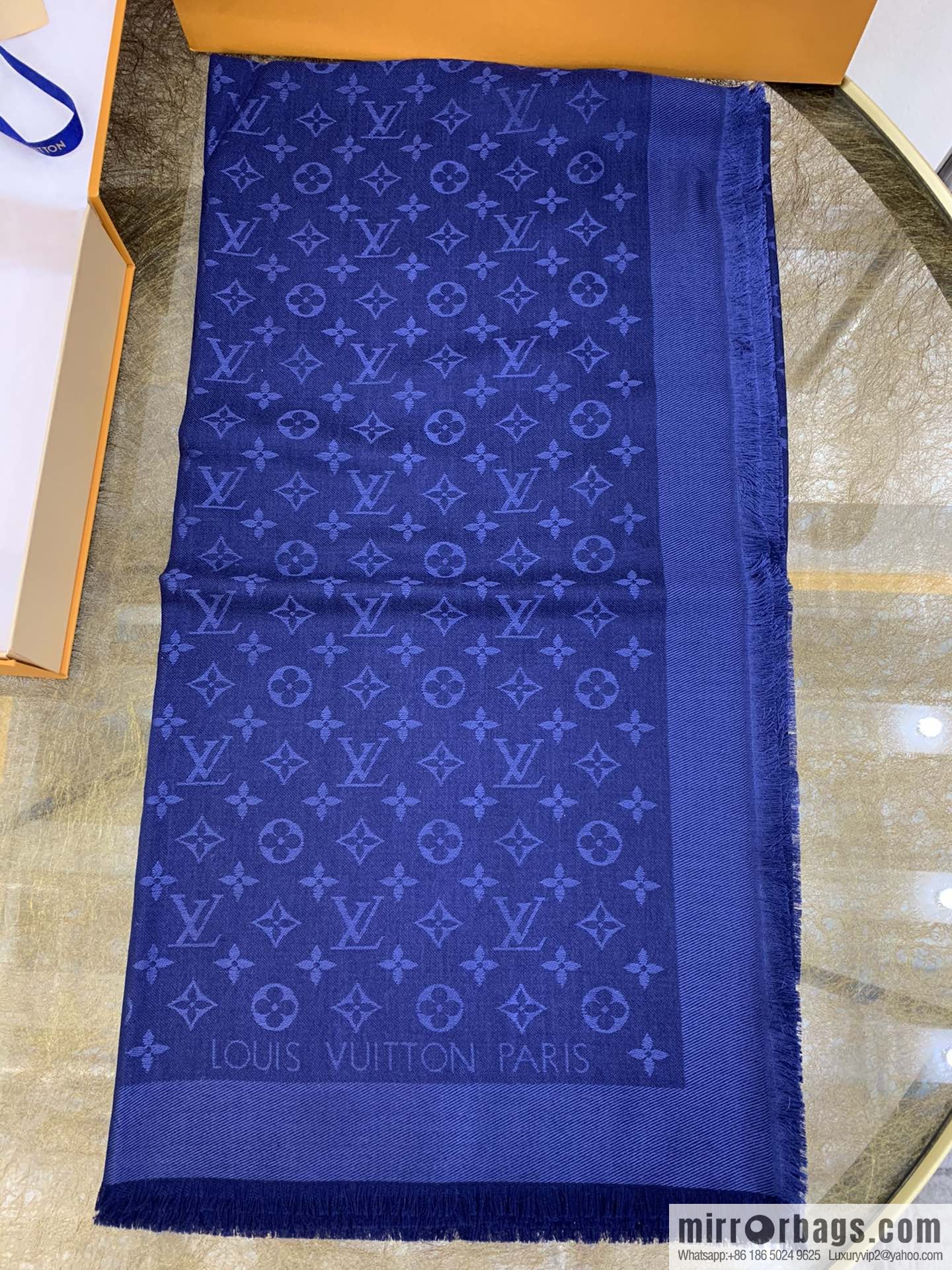 LV Louis Vuitton Monogram Denim Shawl M71378 M71382 M71330 M71329 M72412 M72046 M72273