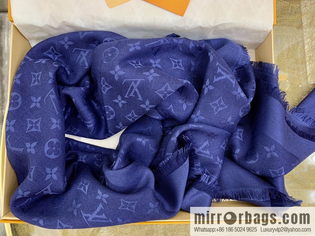 LV Louis Vuitton Monogram Denim Shawl M71378 M71382 M71330 M71329 M72412 M72046 M72273