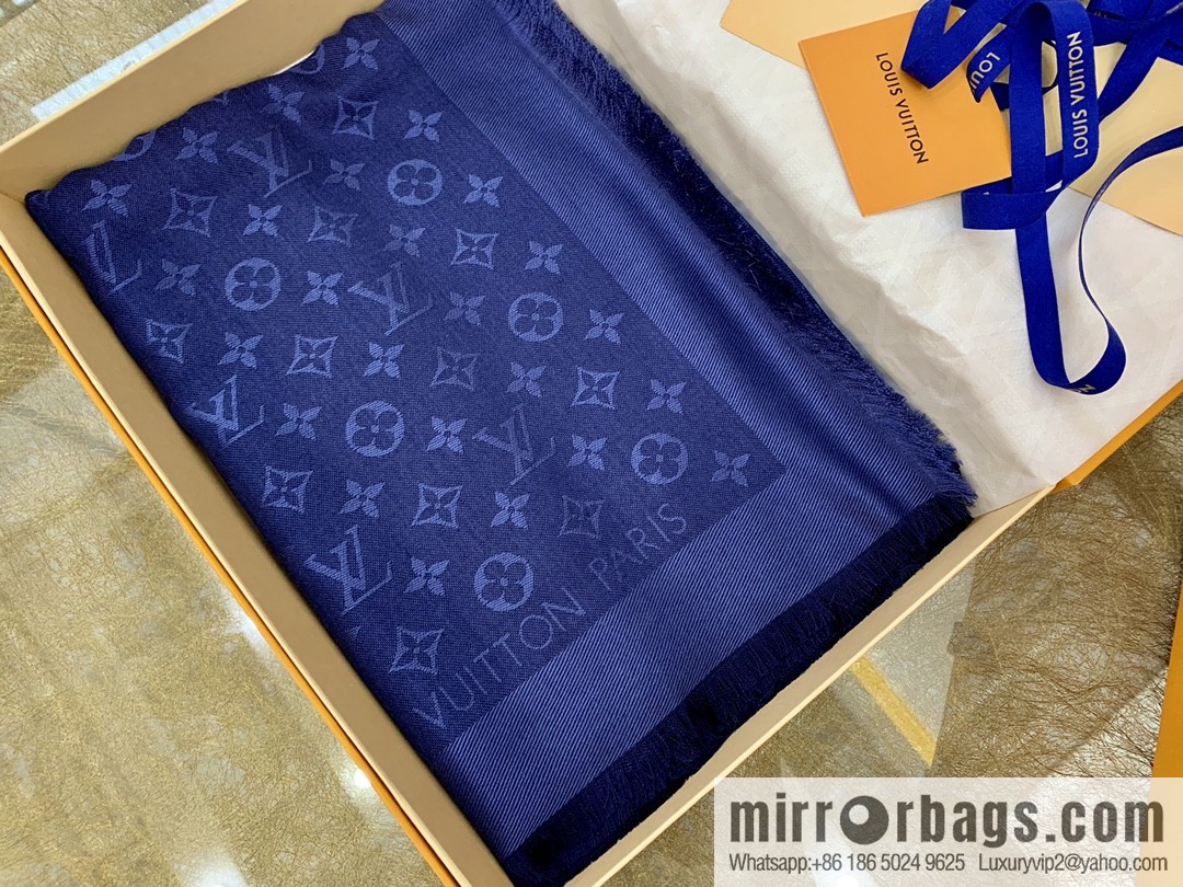 LV Louis Vuitton Monogram Denim Shawl M71378 M71382 M71330 M71329 M72412 M72046 M72273