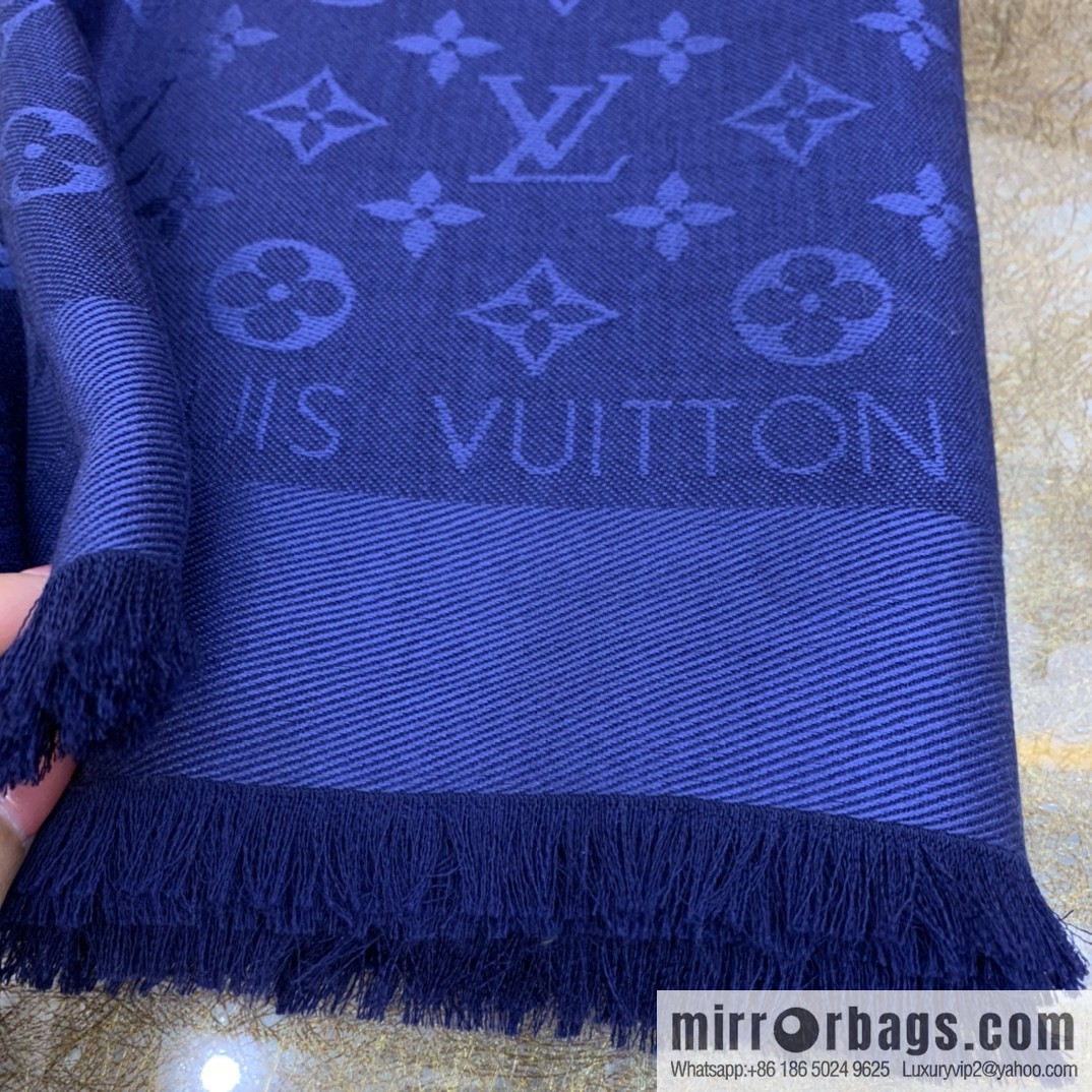 LV Louis Vuitton Monogram Denim Shawl M71378 M71382 M71330 M71329 M72412 M72046 M72273