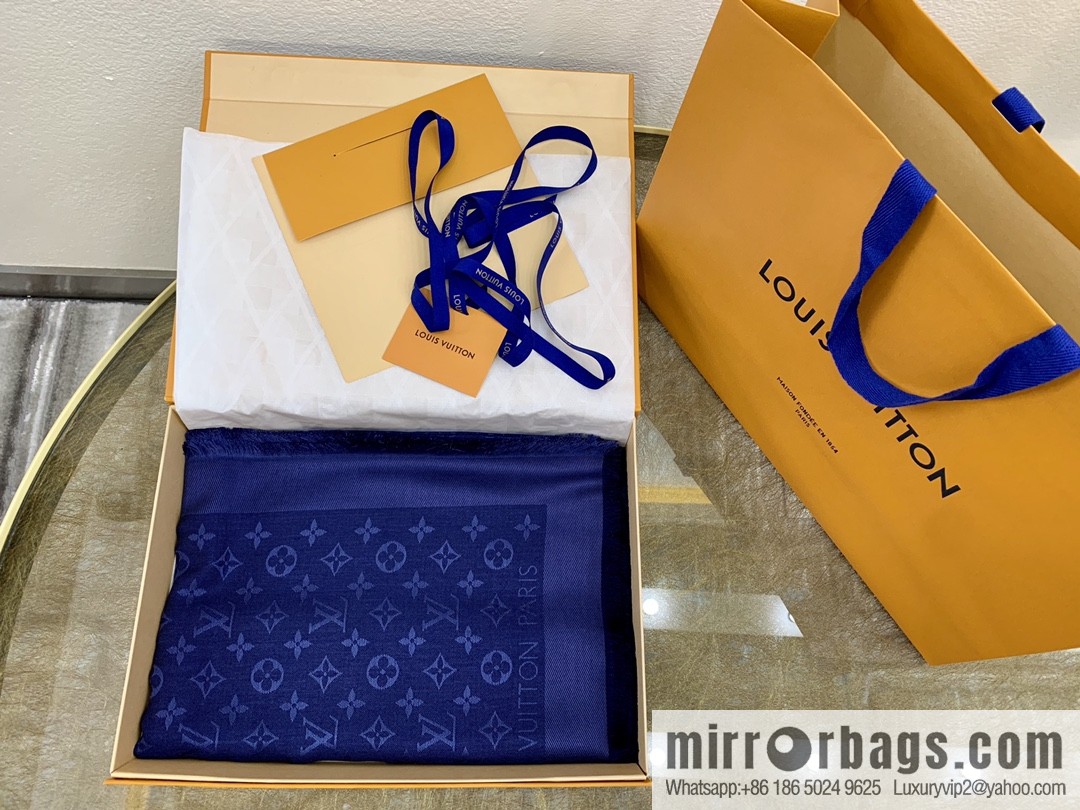 LV Louis Vuitton Monogram Denim Shawl M71378 M71382 M71330 M71329 M72412 M72046 M72273