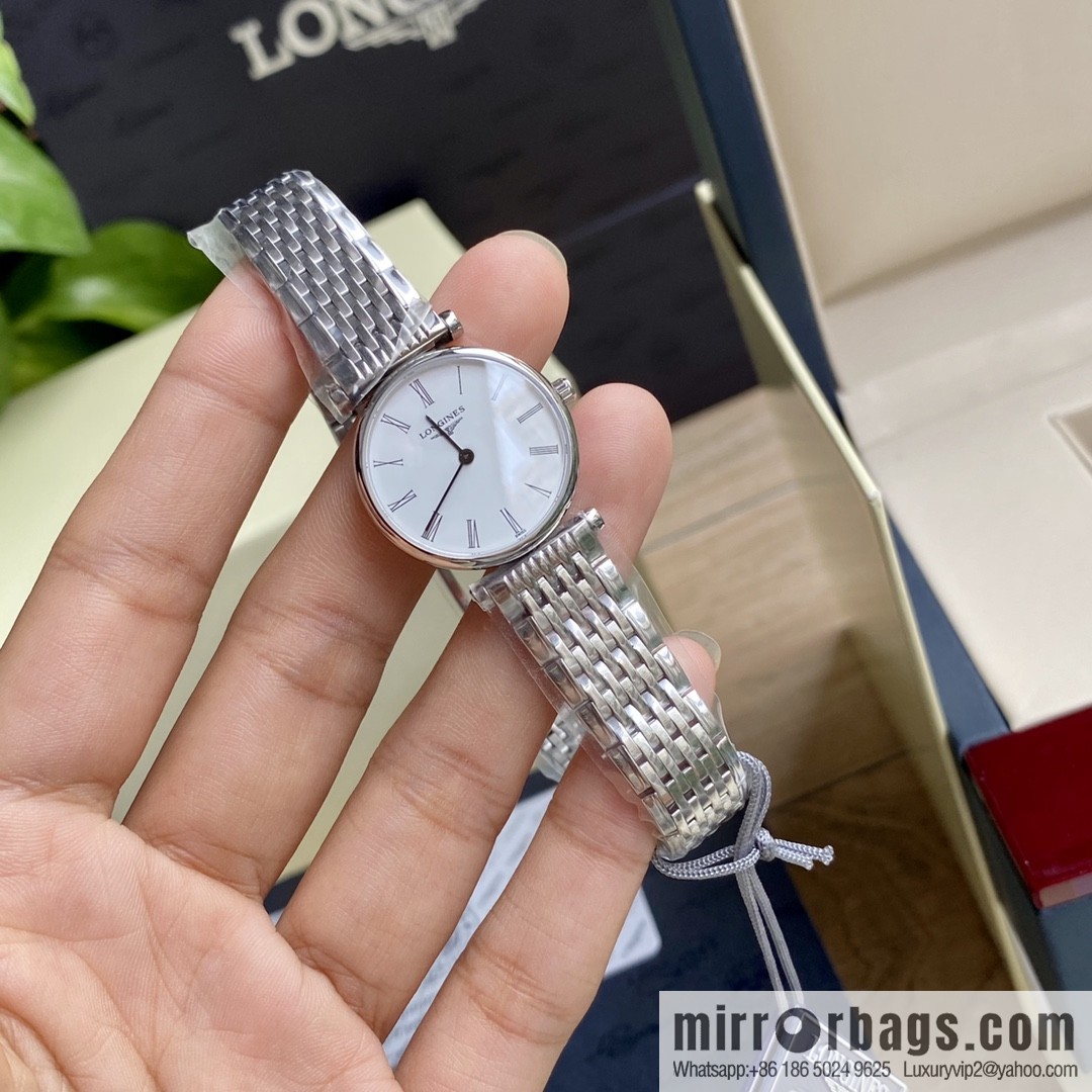 Ultra-thin 4mm~ Longines Garland Series - Elegant Luxury Ladies Quartz Watch