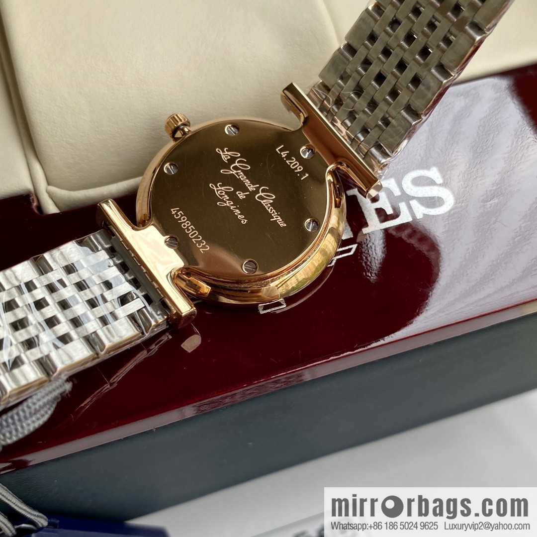 Ultra-thin 4mm~ Longines Garland Series - Elegant Luxury Ladies Quartz Watch