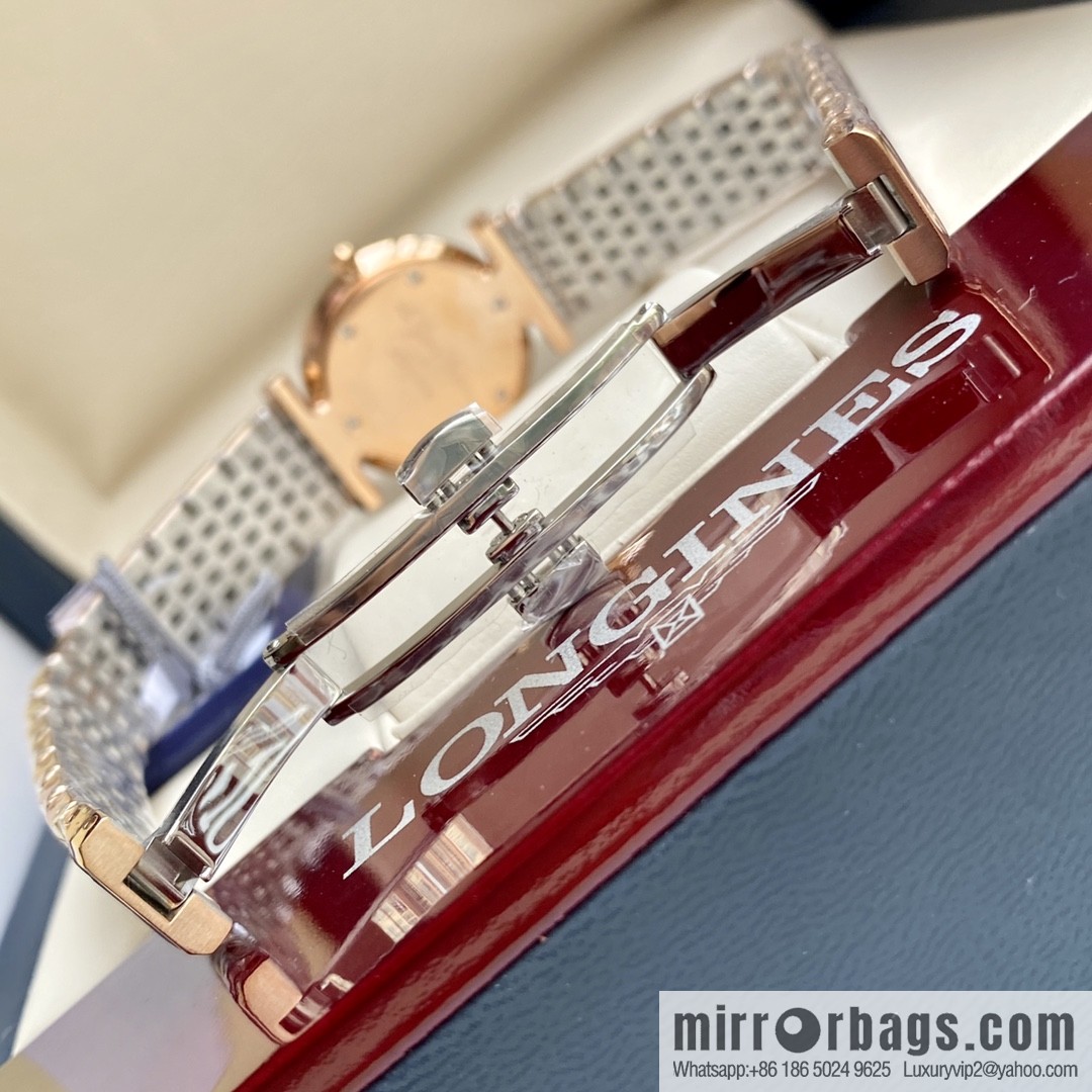 Ultra-thin 4mm~ Longines Garland Series - Elegant Luxury Ladies Quartz Watch