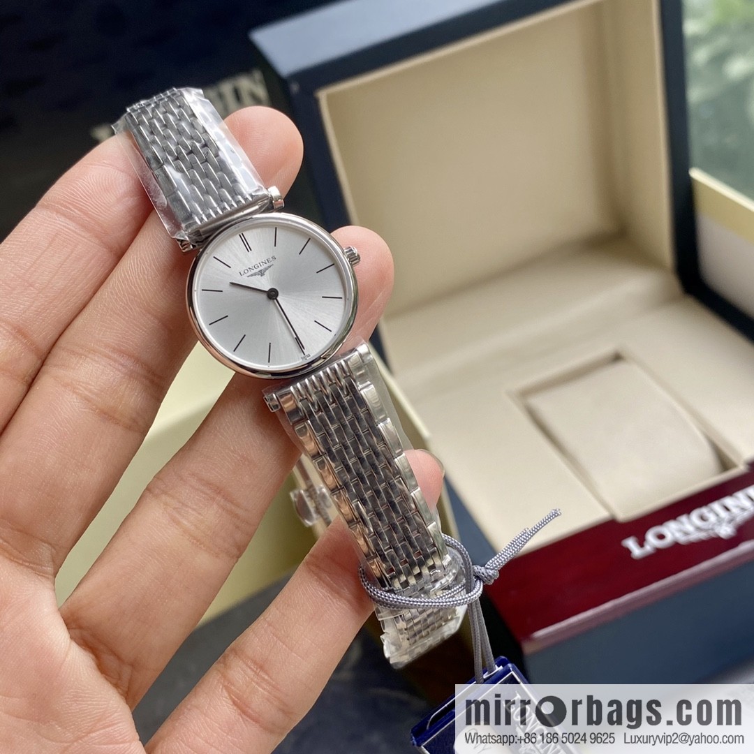 Ultra-thin 4mm~ Longines Garland Series - Elegant Luxury Ladies Quartz Watch