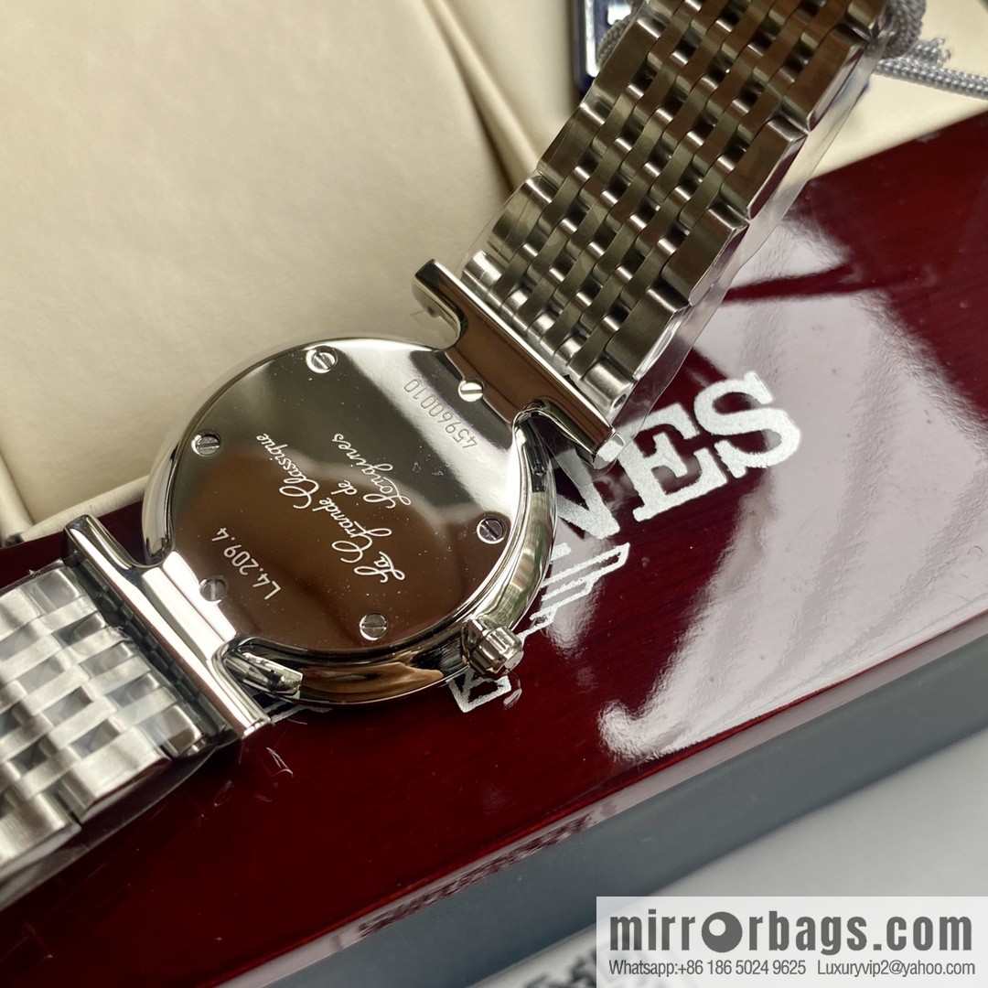 Ultra-thin 4mm~ Longines Garland Series - Elegant Luxury Ladies Quartz Watch