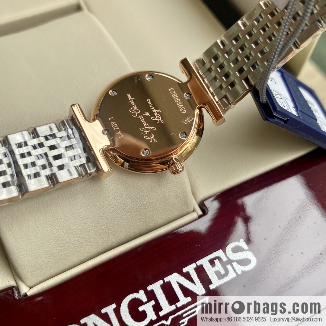 Ultra-thin 4mm~ Longines Garland Series - Elegant Luxury Ladies Quartz Watch