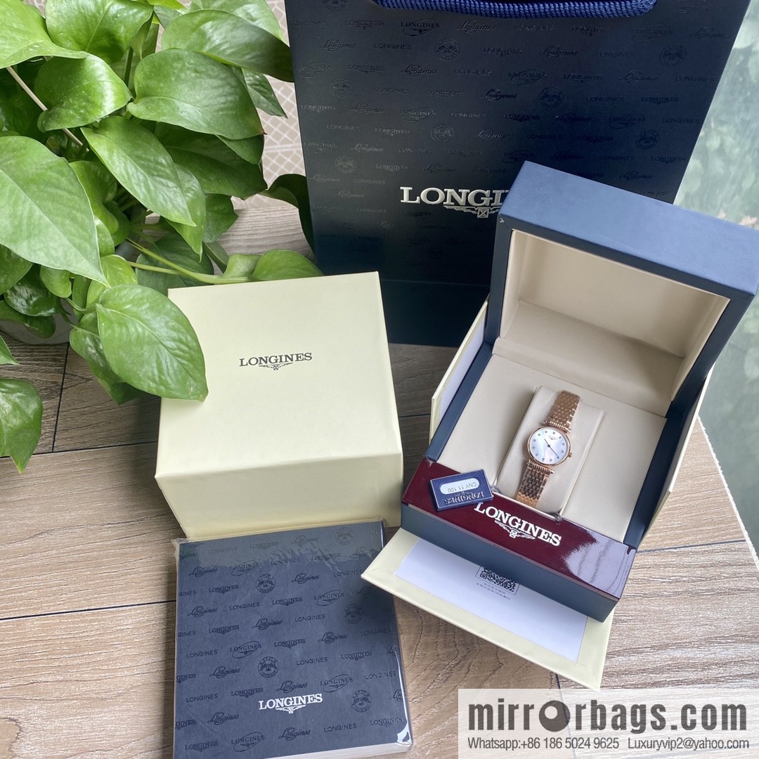 Ultra-thin 4mm~ Longines Garland Series - Elegant Luxury Ladies Quartz Watch