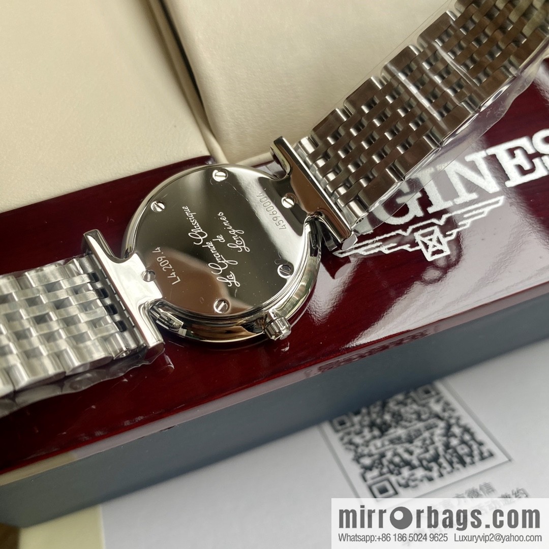 Ultra-thin 4mm~ Longines Garland Series - Elegant Luxury Ladies Quartz Watch