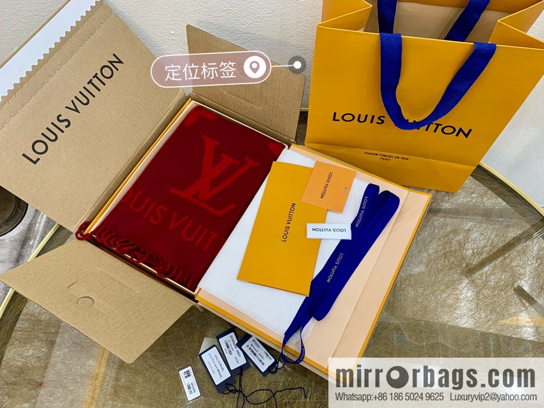 LV Louis Vuitton fringed trim 100% cashmere Reykjavik scarf M75704 #M75505 #M71040 #M71041 #M76637 #M76067