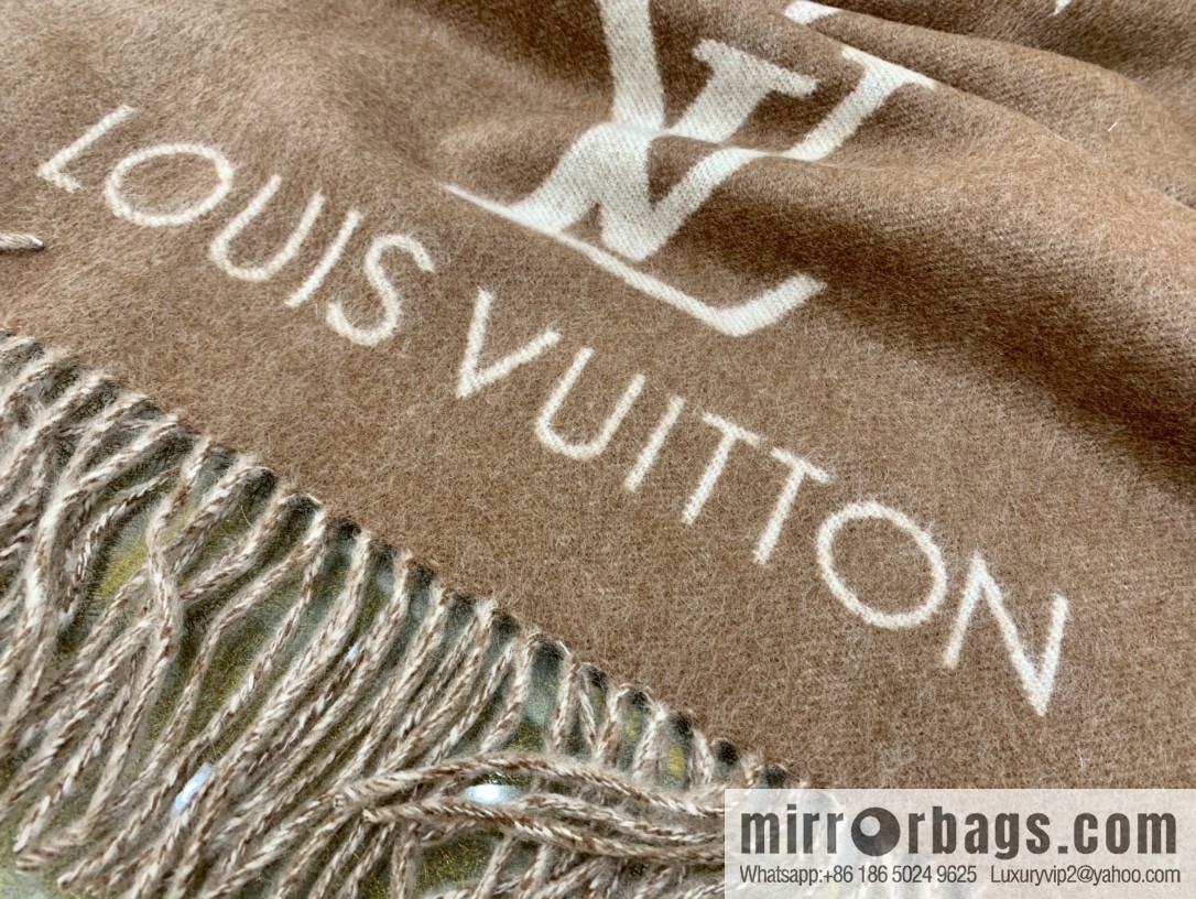 LV Louis Vuitton fringed trim 100% cashmere Reykjavik scarf M75704 #M75505 #M71040 #M71041 #M76637 #M76067