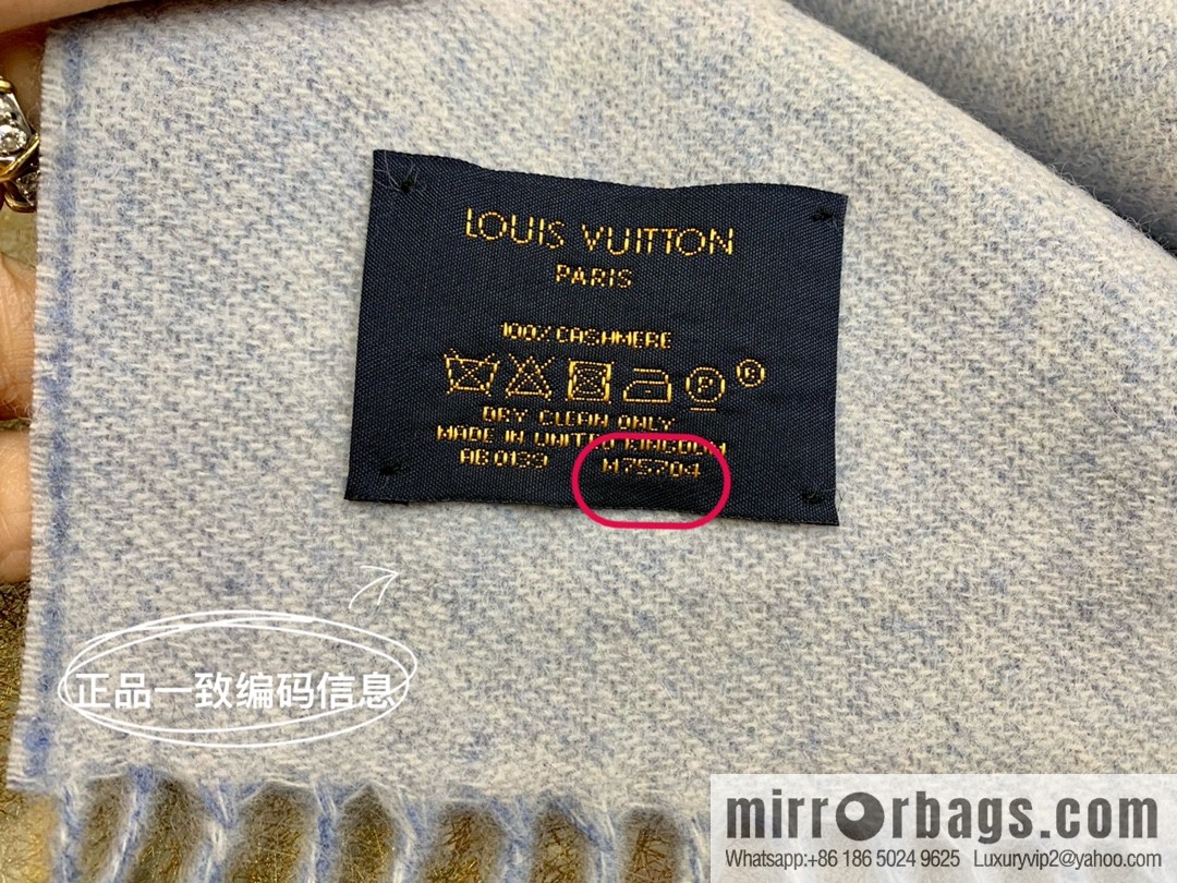 LV Louis Vuitton fringed trim 100% cashmere Reykjavik scarf M75704 #M75505 #M71040 #M71041 #M76637 #M76067