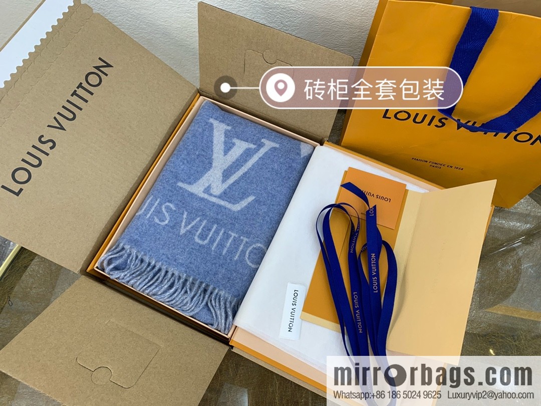 LV Louis Vuitton fringed trim 100% cashmere Reykjavik scarf M75704 #M75505 #M71040 #M71041 #M76637 #M76067