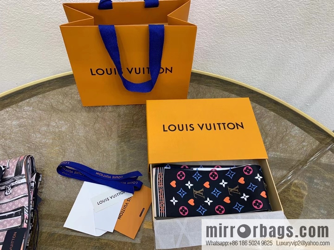 LV Louis Vuitton Monogram 100% silk hair band mp2904