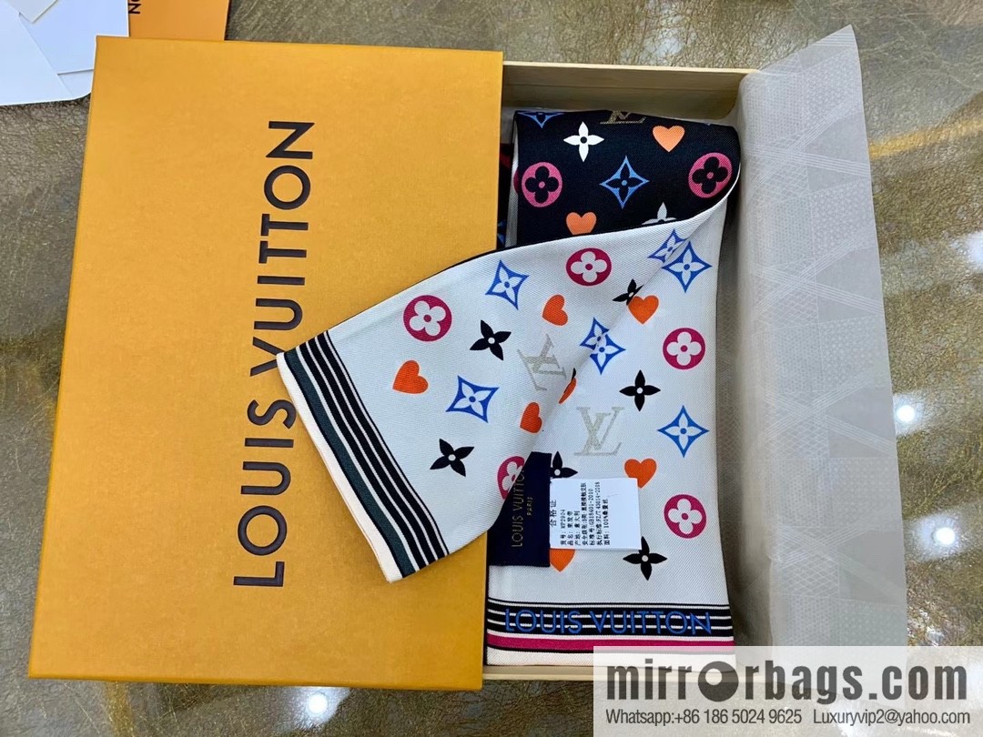 LV Louis Vuitton Monogram 100% silk hair band mp2904