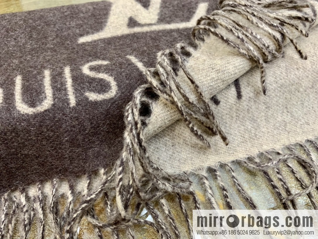 LV Louis Vuitton fringed trim 100% cashmere Reykjavik scarf M75704 #M75505 #M71040 #M71041 #M76637 #M76067