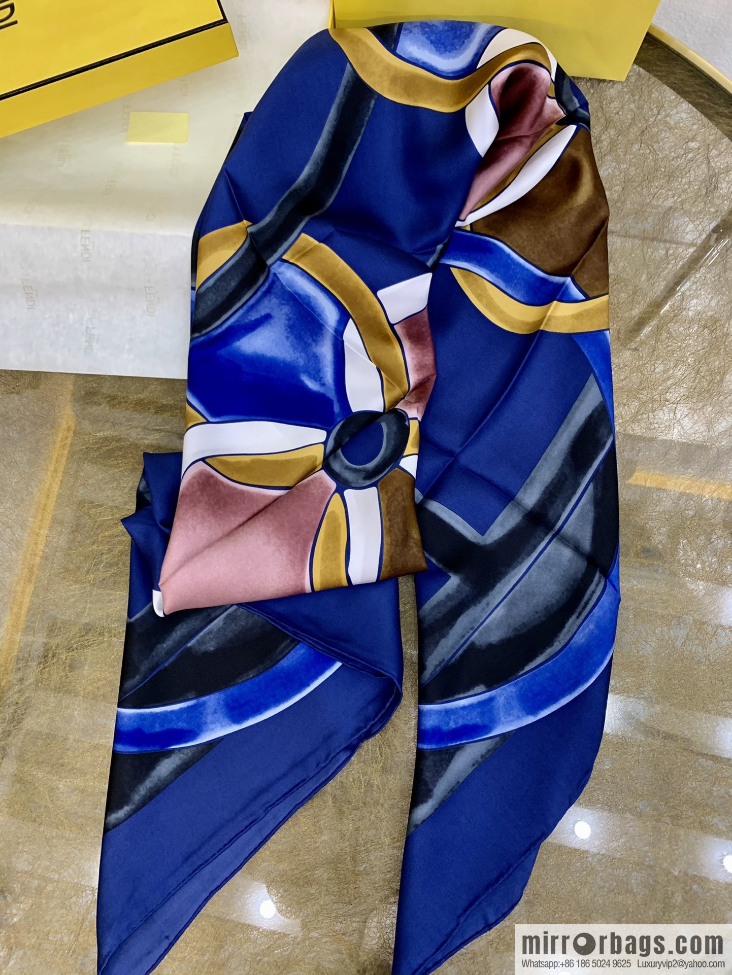 Fendi 100% imported silk scarf