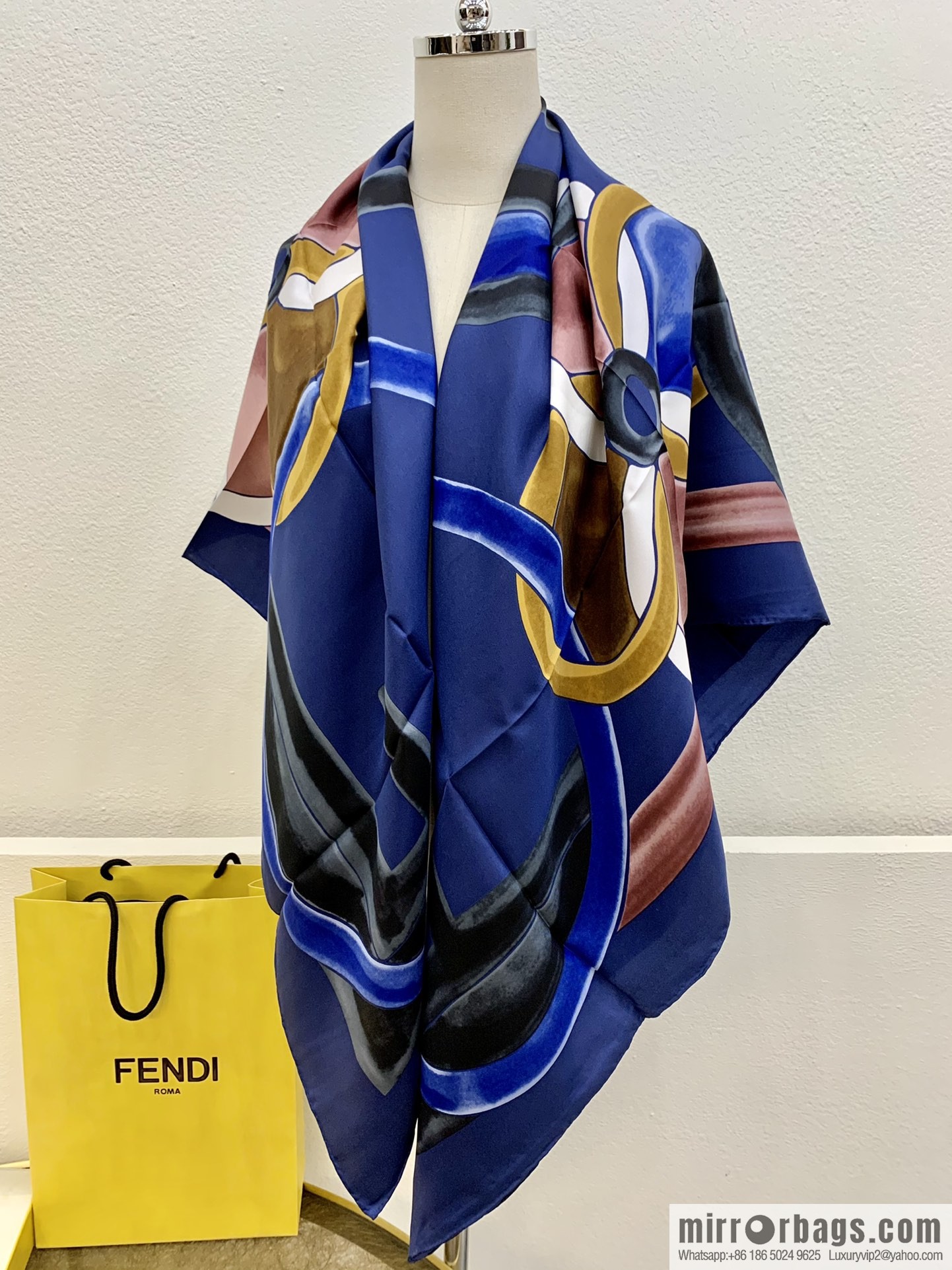 Fendi 100% imported silk scarf