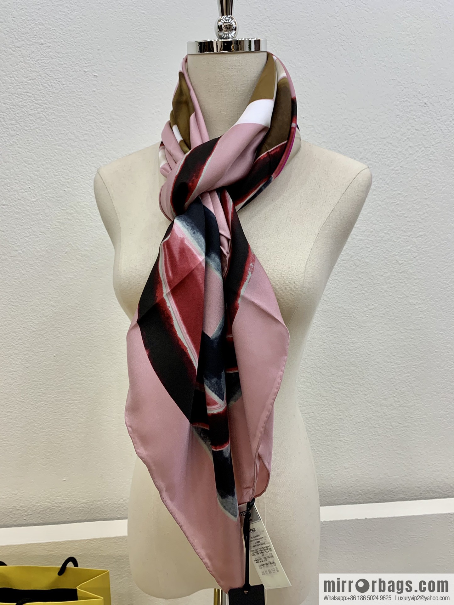 Fendi 100% imported silk scarf