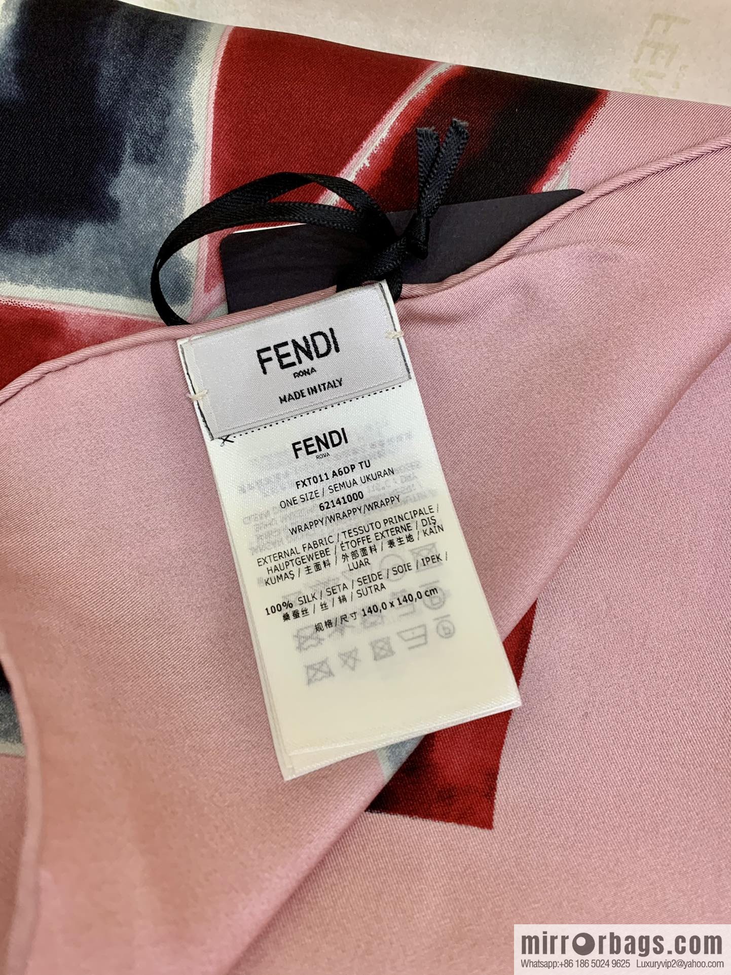 Fendi 100% imported silk scarf