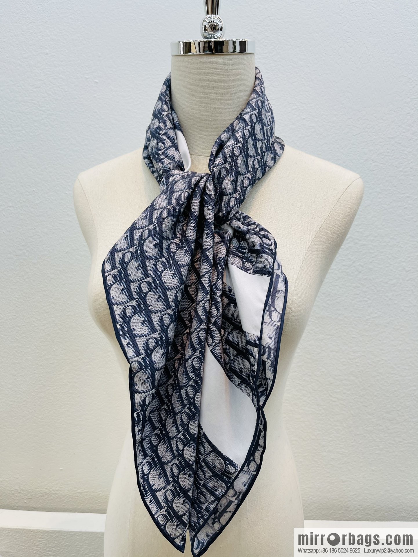 Dior sand wash 100% silk scarf