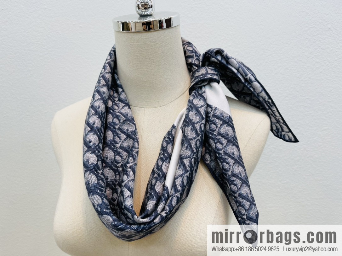 Dior sand wash 100% silk scarf