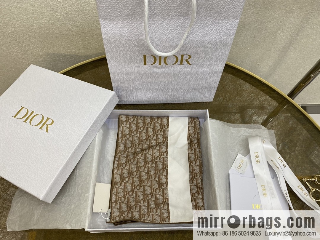 Dior sand wash 100% silk scarf