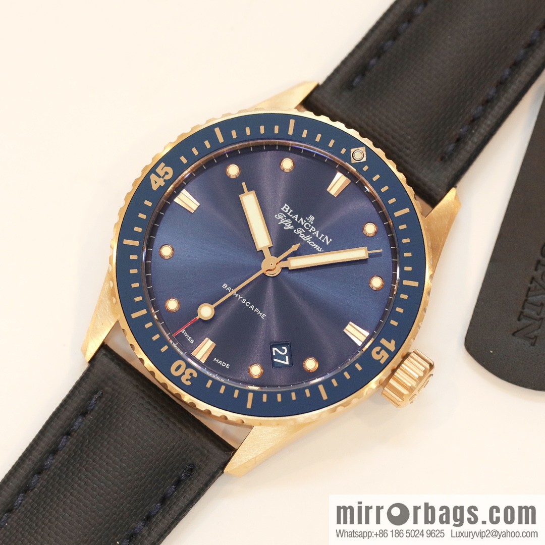 [GF New Products] Steel Case Blancpain Fifty Hunts Series Blancpain Self-produced Cal.1315 Movement Watch