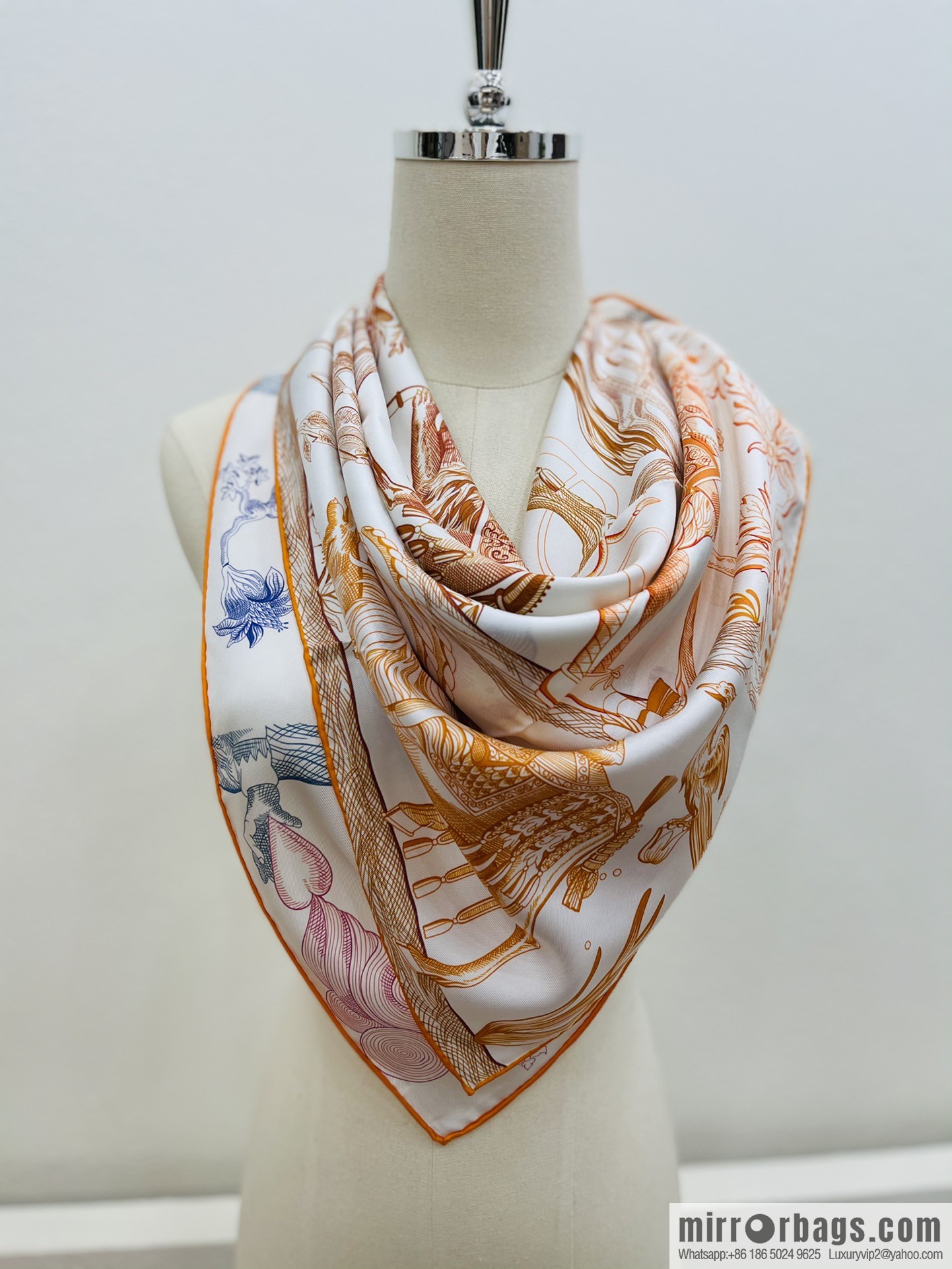 Hermes Magical Horse Rider 100% Silk Scarf