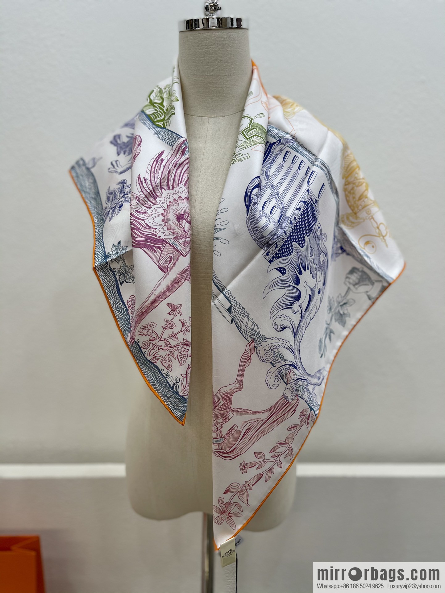 Hermes Magical Horse Rider 100% Silk Scarf