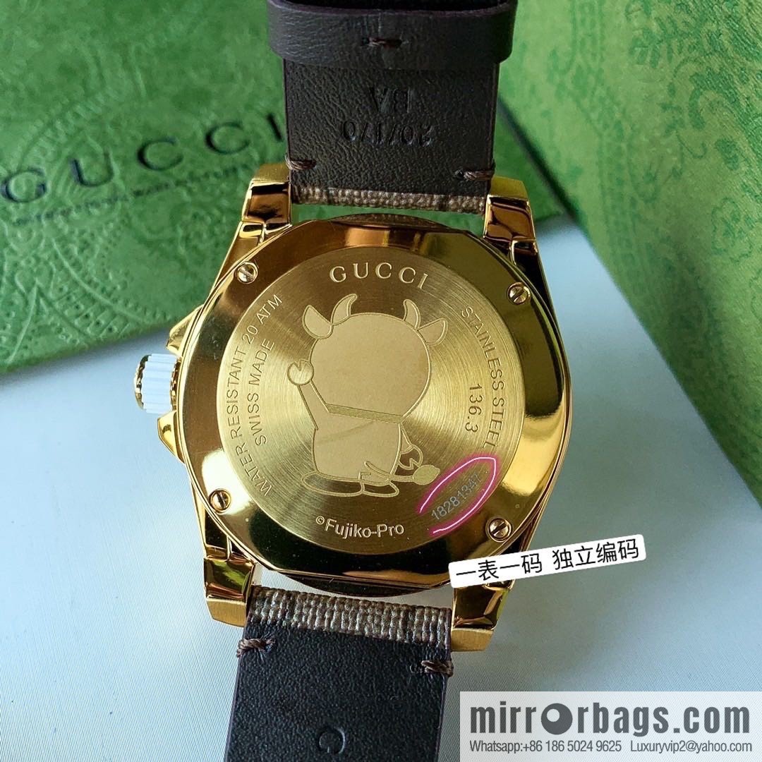 Gucci Gucci Dora A Dream joint limited edition Doraemon × Gucci joint series GucciDive watch