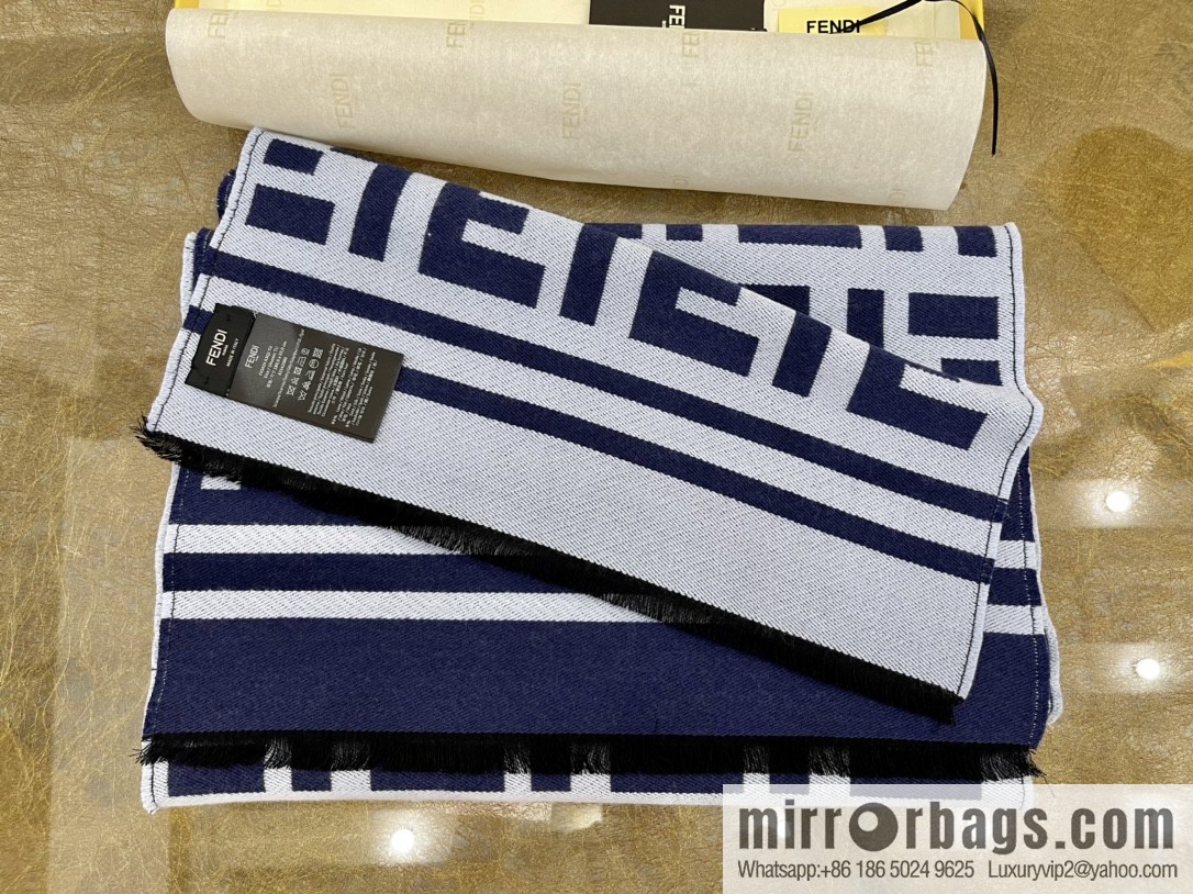 FENDI Fendi Vintage Classic Double FLogo Scarf FXS424A3Q1F0UD6