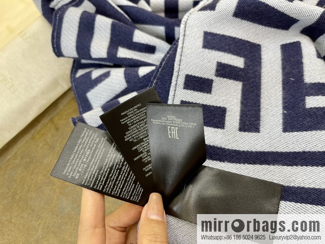 FENDI Fendi Vintage Classic Double FLogo Scarf FXS424A3Q1F0UD6