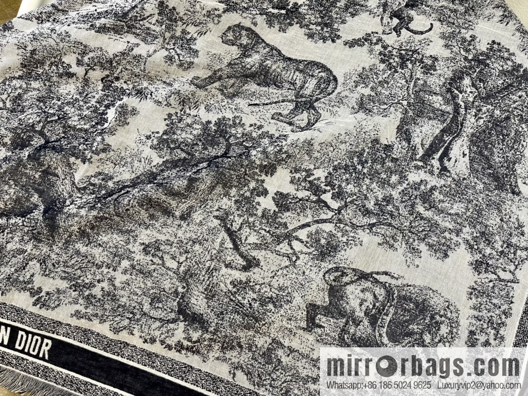 Dior Jungle Jacquard Blended Shawl 14JOU140I142_C583