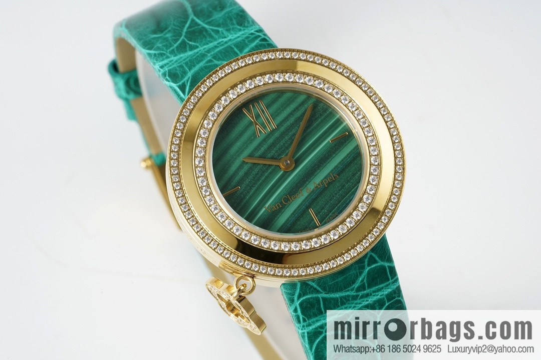 Van Cleef & Arpels Design Features Swiss Quartz Movement Watch