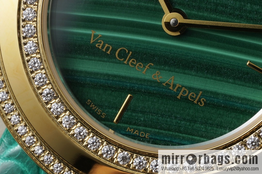 Van Cleef & Arpels Design Features Swiss Quartz Movement Watch