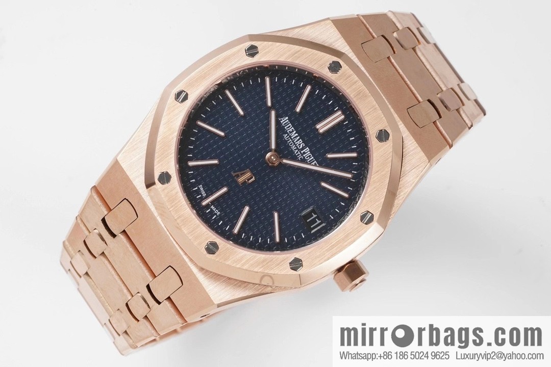 Royal Oak 15202 watch size 39mm super two-pin mechanical movement, sapphire crystal glass mirror, original Cal.2121 automatic movement