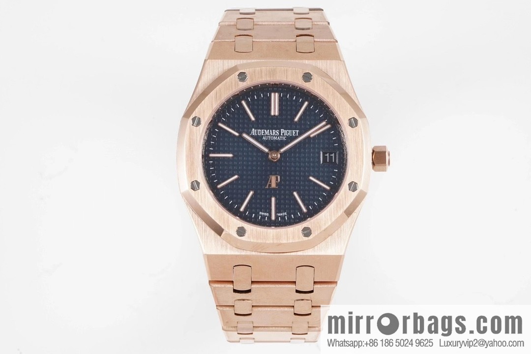 Royal Oak 15202 watch size 39mm super two-pin mechanical movement, sapphire crystal glass mirror, original Cal.2121 automatic movement