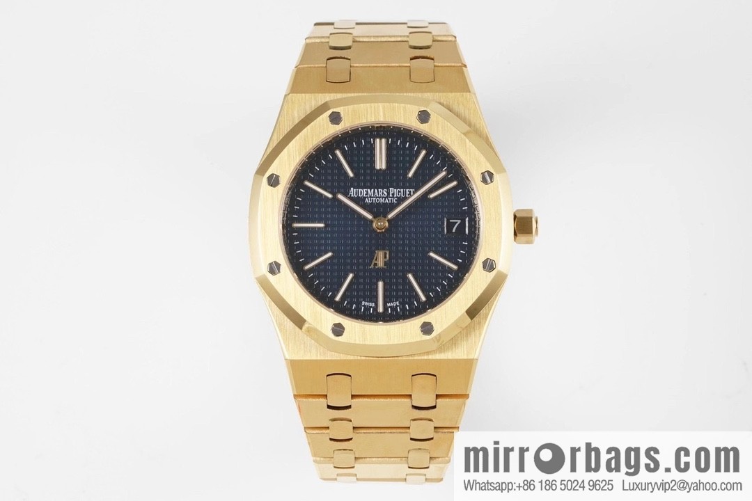 Royal Oak 15202 watch size 39mm super two-pin mechanical movement, sapphire crystal glass mirror, original Cal.2121 automatic movement